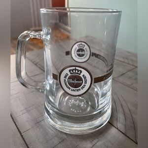 BRAND NEW WARSTEINER GERMAN GLASS BEER MUG, GREAT FOR OCTOBERFEST TIME!!